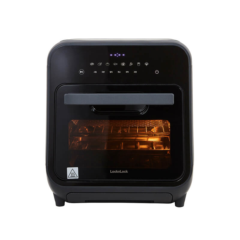 Lò Nướng Chân Không Kết Hợp Chức Năng Hấp Locknlock Steam Air Fryer Oven 12.5L, 220 - 240V, 50/60Hz, 985 - 1635W - Màu Xám - EJF693GRY, , large image number null